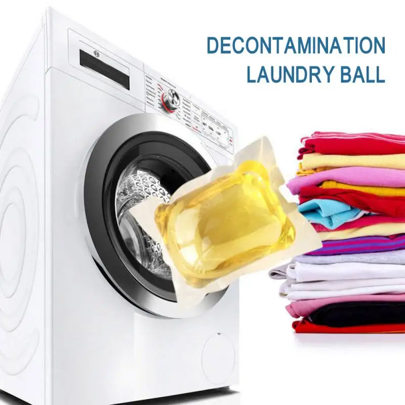 

1pcs Laundry Beads Portable Laundry Gel Stains Film Bead Ball Capsules Travel Washing Liquid Portable Laundry Detergent