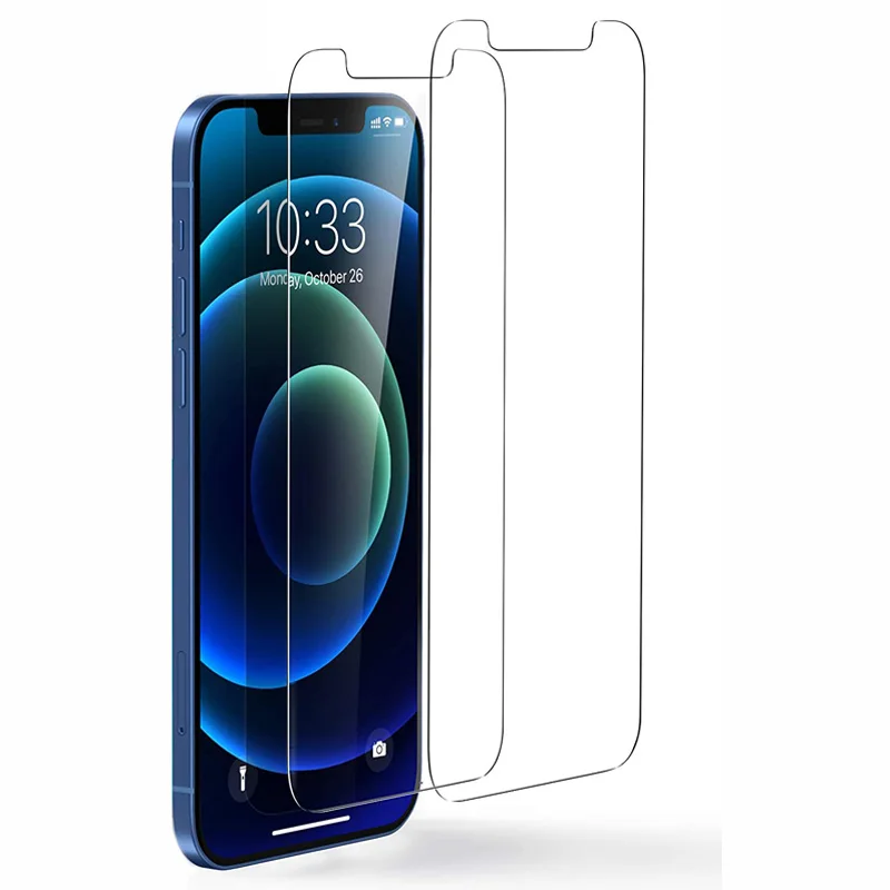 

2Pcs/Lot 9H Tempered Glass For iPhone 12 Pro Max 12 Mini 11 Pro Max XS Max XR X 10 Ten 7 8 6 6S Plus 5 5S SE 2020 Screen Film