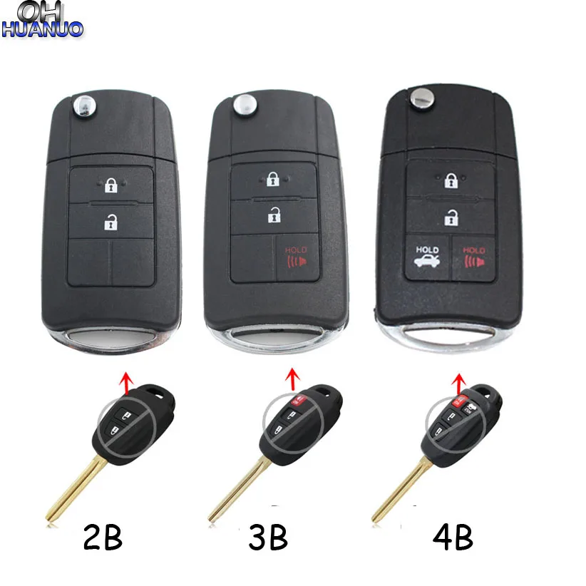 2/3/4 кнопочный сменный новый модифицированный складной пульт дистанционного