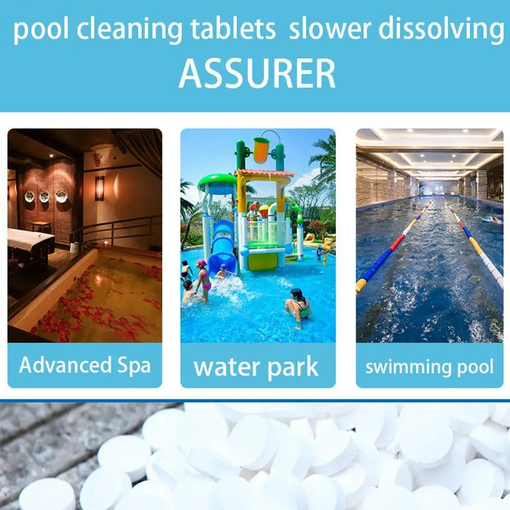 

1 Bottle Pool Cleaning Effervescent Chlorine Tablet For Home Use Cleaning Swimming Pool Effervescent Tablets Sanitizing Tablets
