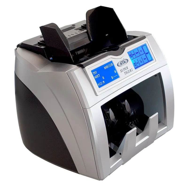 Профессиональный комбинированный банкнотный коинтинг для евро GBP USD TL | HTM Super Tiger 2