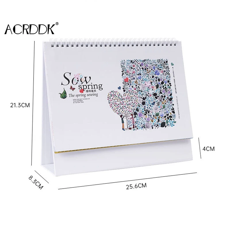 

2021 Desk Calendar Multifunctional Calendar for Student Home Office Practical Decoration FC