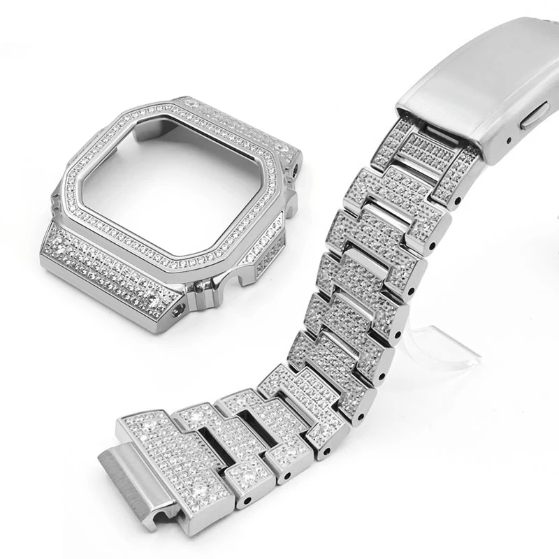 Металлический чехол из нержавеющей стали для часов Casio G-Shock DW6900 ремешок | Наручные