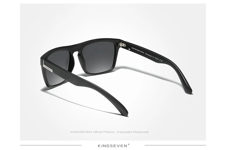 KINGSEVEN TR90, оправа, зеркальные линзы, солнцезащитные очки, поляризационные, мужские очки, для спорта на открытом воздухе, мужские очки, оригинальные аксессуары, N751