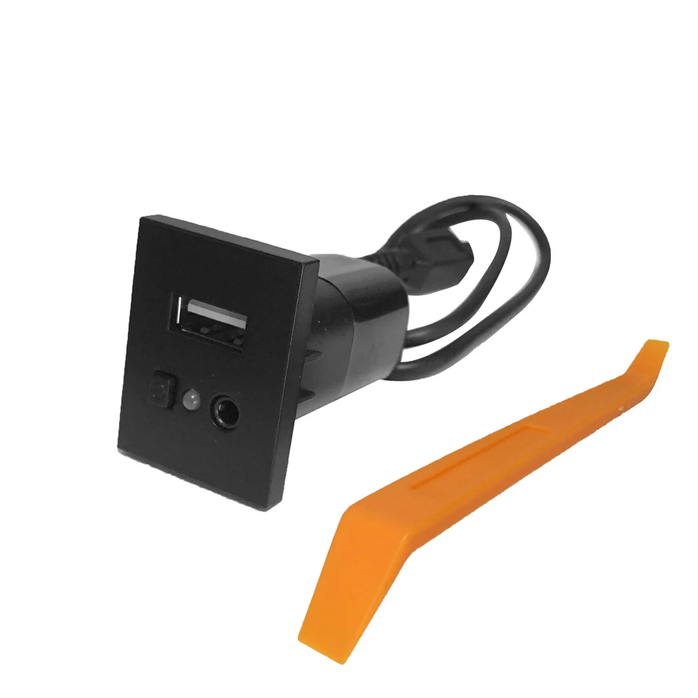 Для Ford Focus 2 MK2 автомобильное серебристое черное USB AUX Входное интерфейсное