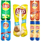 Носки хлопковые унисекс с 3D принтом, оригинальные смешные носки с принтом картофельных чипсов, для мужчин и женщин, Харадзюку, нейтральные забавные