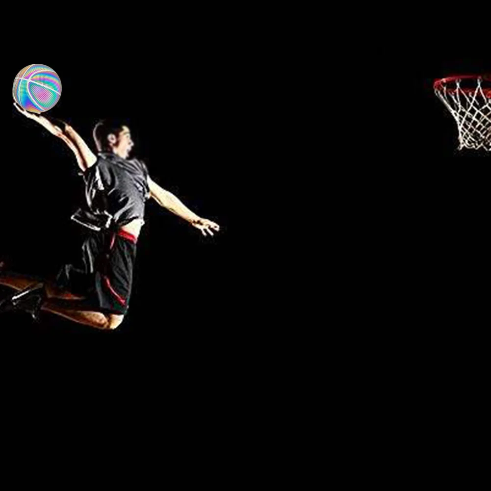 

Glowing Luminous Reflective Basketball Night Game Basketball Pump Bracelet