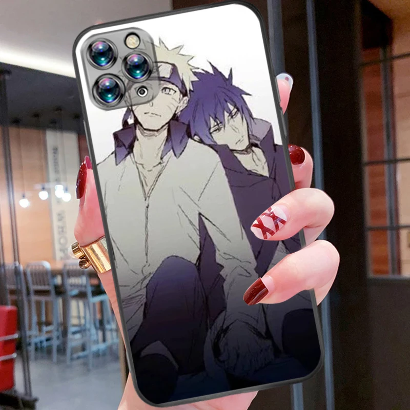 

S-Sasuke N-Naruto Kakashi Phone Case For iPhone 6 6S 7 8 Plus Waterproof Cellphone Shockproof Kawaii Designer Cheap Cool