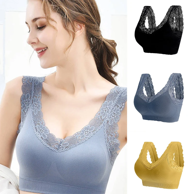 

Women Casual Workout Yoga Clothes Activewear No-Steel Ring Bra Everyday Bras Underwear NYZ Shop