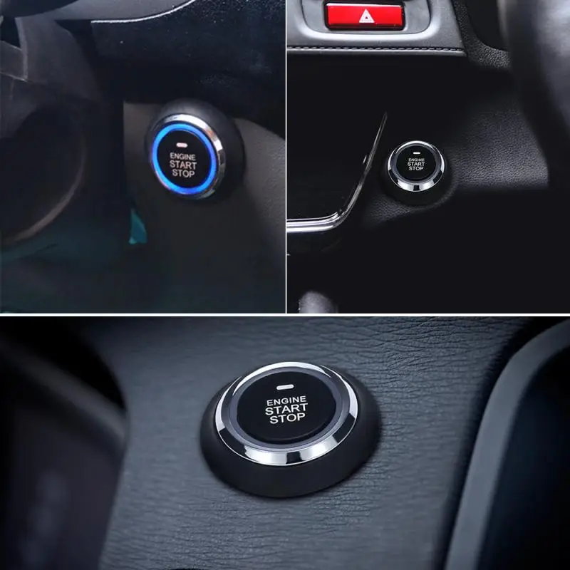 Кнопка запуска и остановки автомобиля кнопка включения двигателя автомобильная