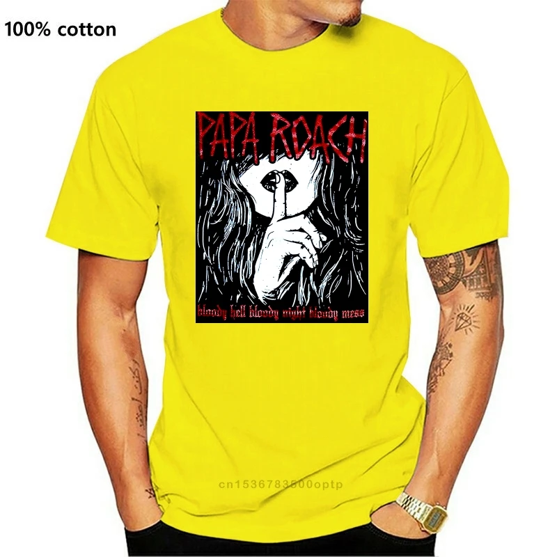 

Новая модная мужская футболка PAPA ROACH Bloody Hell