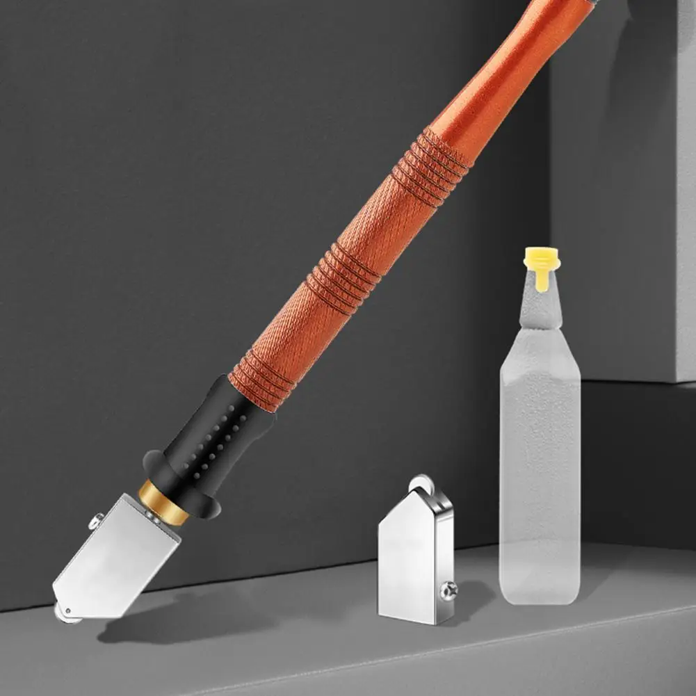 

1Pcs advanced diamond glass cutter alloy cutting wheel metal handle head for cutting glass mirror tiles and other cutting tools