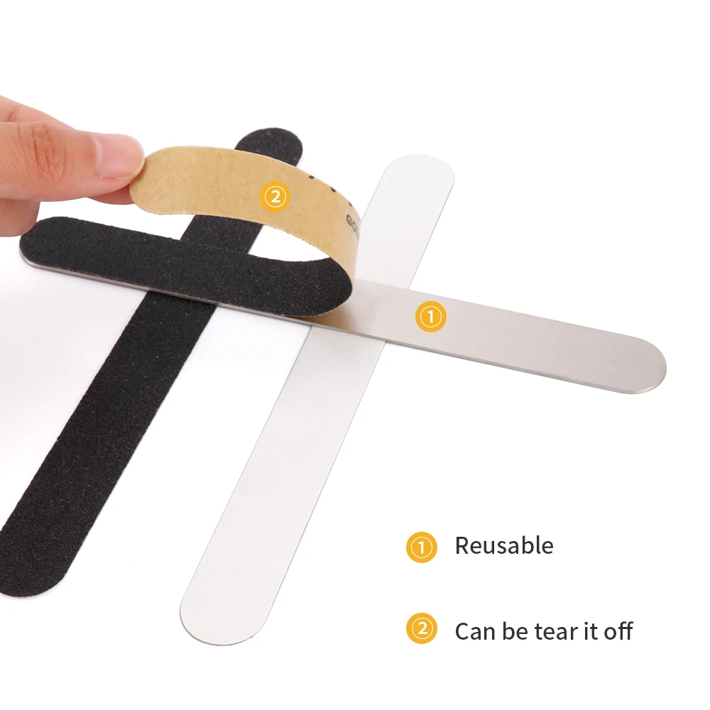 Набор наждачных лент для полировки ногтей 10 шт. сменные наждачные полоски