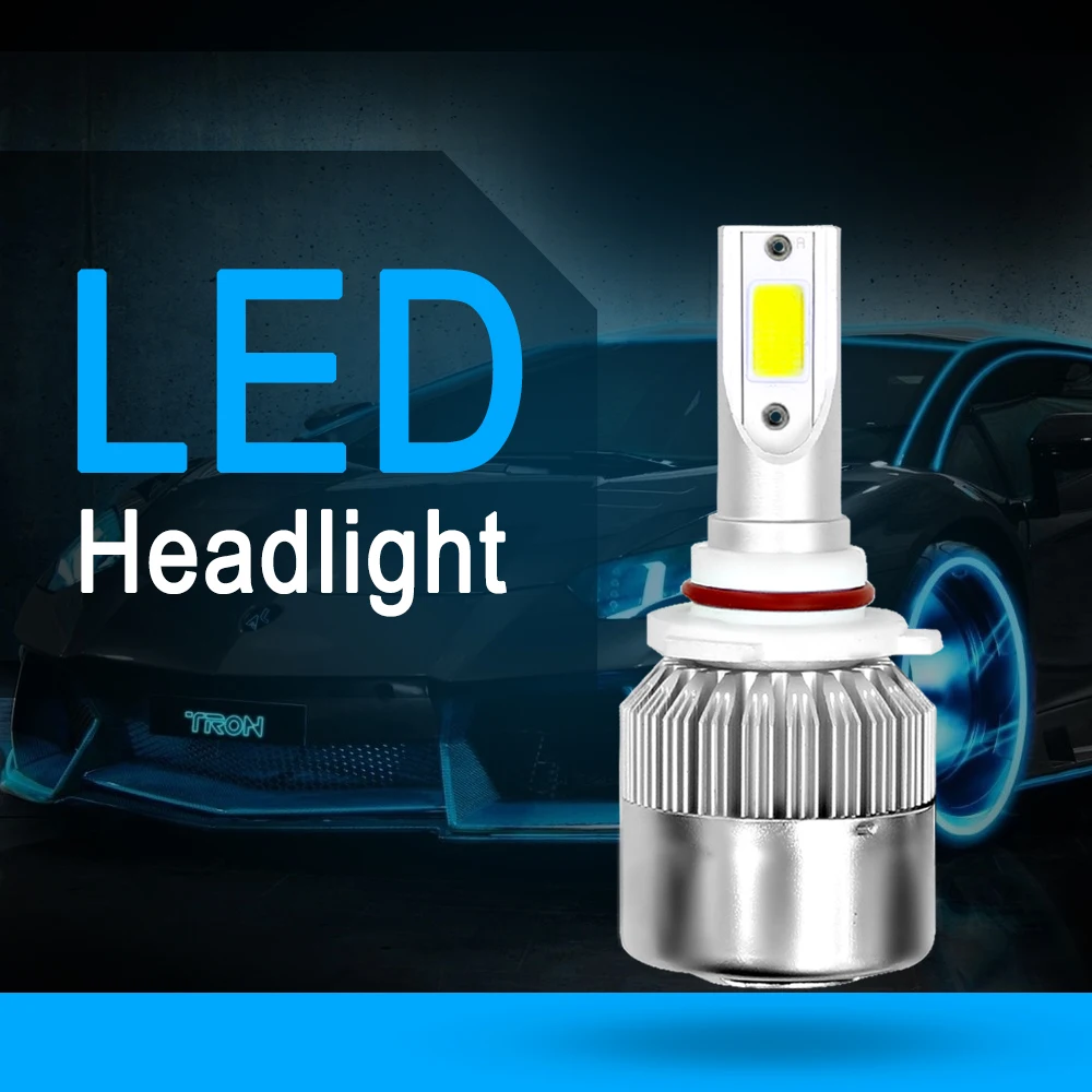 LSLight C6 Автомобильные светодиодные фары H7 H4 светодиодный ные лампы H11 HB3/9005 HB4/9006 H1 H3