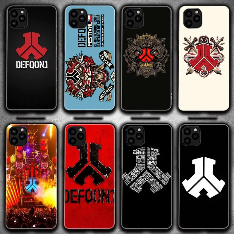 

Defqon.1 Festival Soft Cover Phone Case For Iphone 6 6s 7 8 Plus XR X XS XSmax 11 12 Pro Mini Max