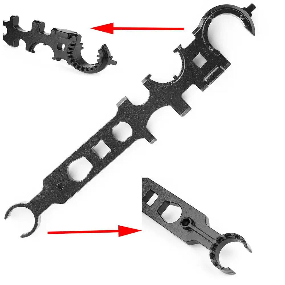 Тактический Тип AR15 M4 стальной ключ Gunsmithin Охотничьи аксессуары Combo RifIe Multi Tool