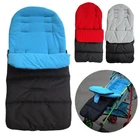 Новый ветрозащитный детский спальный мешок, универсальная накидка на коляску, толстое мягкое теплое одеяло, уютная накидка на коляску, подушка на сиденье