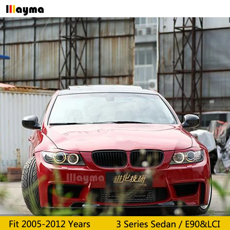 Автомобильные брови из стекловолокна для BMW 3 серии 320i 325i 330i 4 Двери Седан 2005 2012