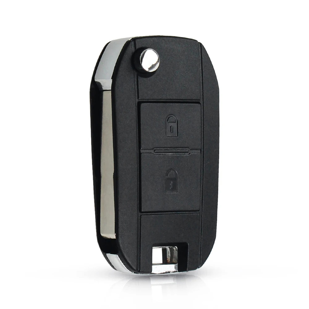 10 шт. модифицированный флип-чехол KEYYOU с 2 кнопками для Peugeot 307 107 207 Citroen C2 C3 Xsara