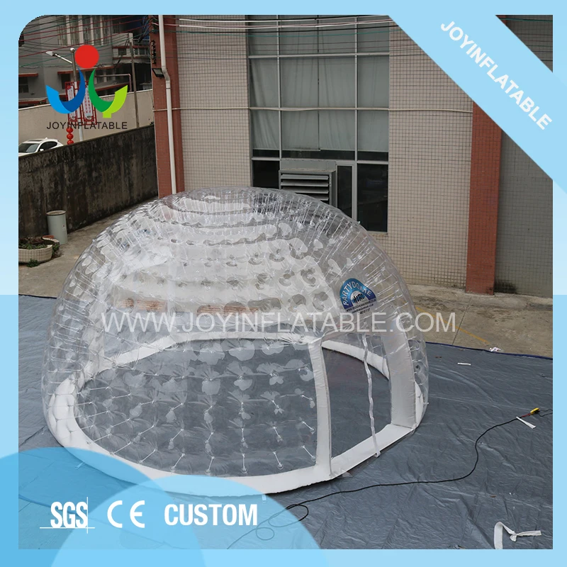 Дешевая надувная прозрачная купольная палатка Igloo для кемпинга на складе|clear