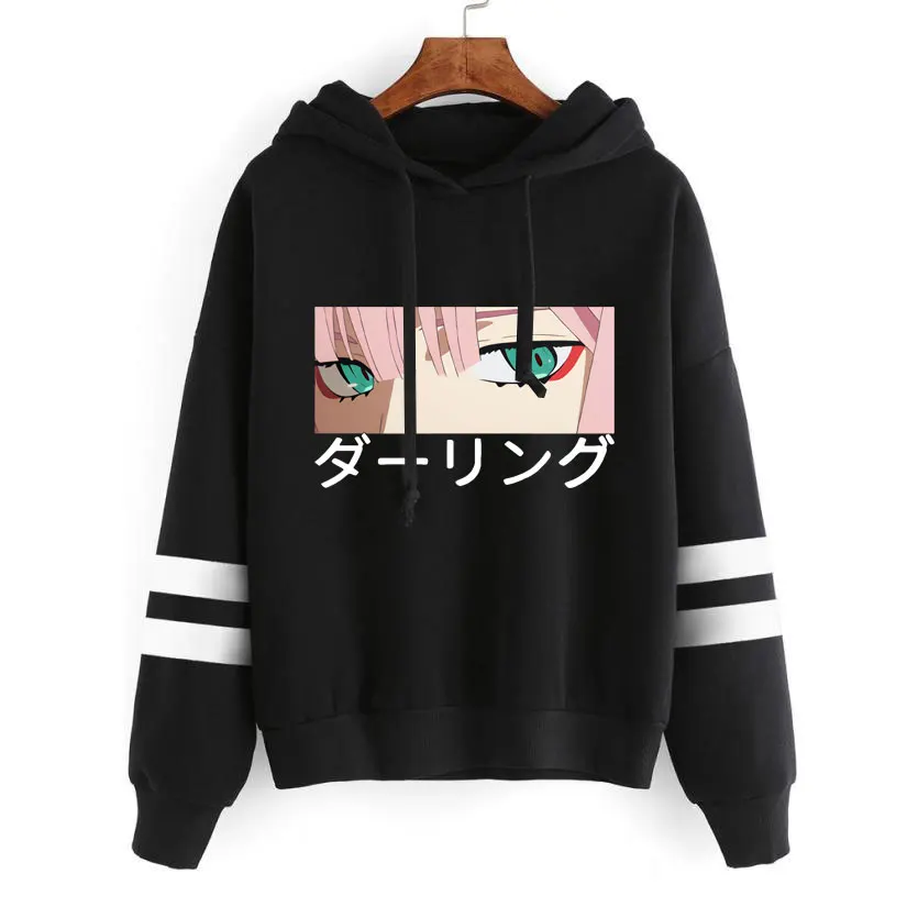 

Darling In The Franxx Anime Zero TWO Beautiful Girl Print Hoodies Women Autumn Winter Sweatshirt Harajuku zero 2 Hoodie jumpers