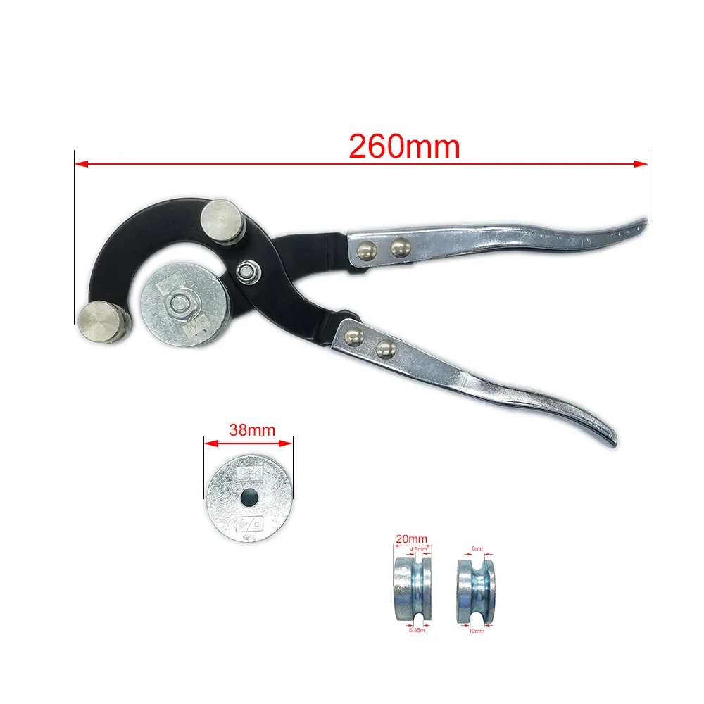 Ручной ключ для гнутья труб Deluxe плоскогубцы 3/16 дюйма 1/4 5/16 3/8 использования на