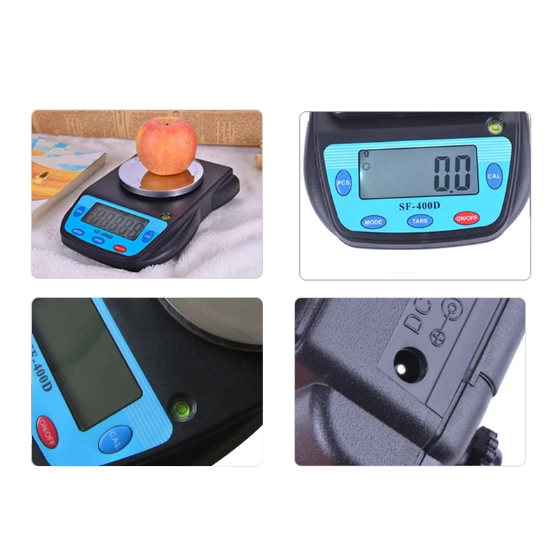 

SF-400D Analytical Balance Laboratory Electronic Digital Scale Kitchen Scale 500G/0.01G Black