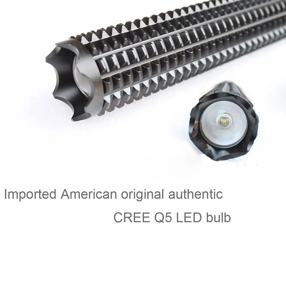 Многофункциональный фонарик светодиодный телескопический тактическая ручка