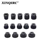 Шестерня двигателя 48DP, 3,175 мм, 12t, 13t, 14t, 15t, 16T, 17t, 18T, 19T, 20T, 22T, 24T, 25T, черная стальная металлическая Шестерня двигателя для радиоуправляемой модели автомобиля 110