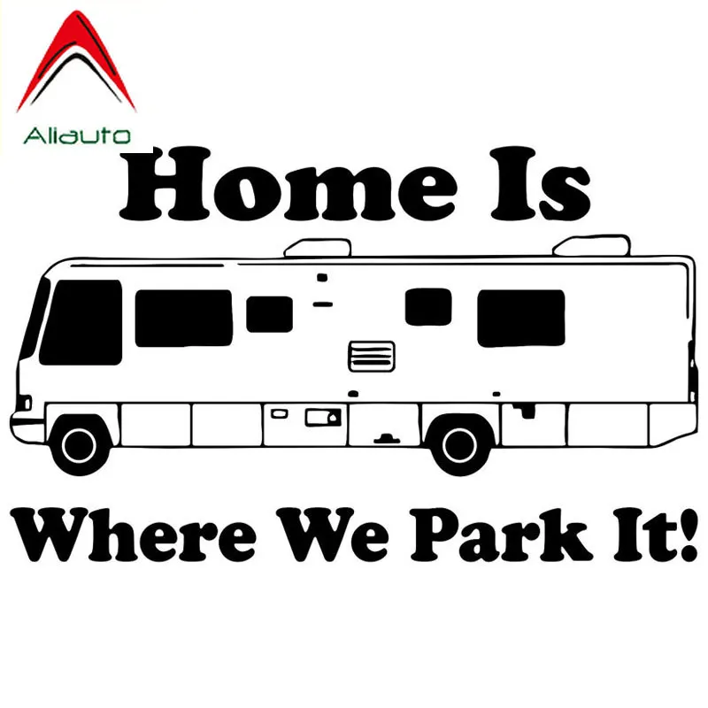 Aliauto креативная мультяшная Автомобильная наклейка для кемпинга RV Camper Home Park