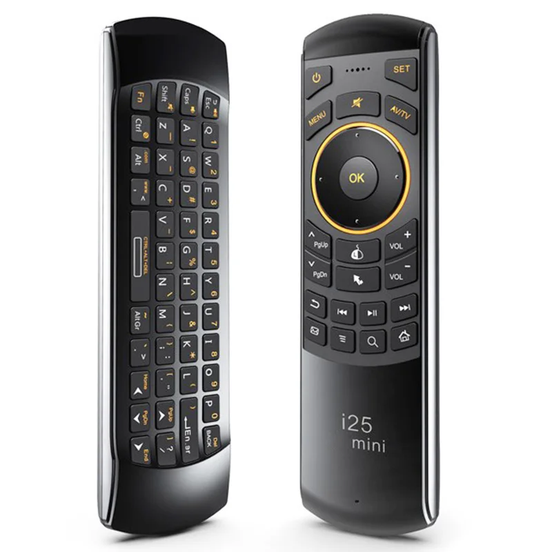 I25 мини беспроводная клавиатура Двусторонняя силиконовая кнопка с летающей