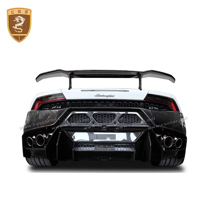 Для Lamborghini Huracan LP610-LP580 100% углеродное волокно задний автомобильный Стайлинг бампер