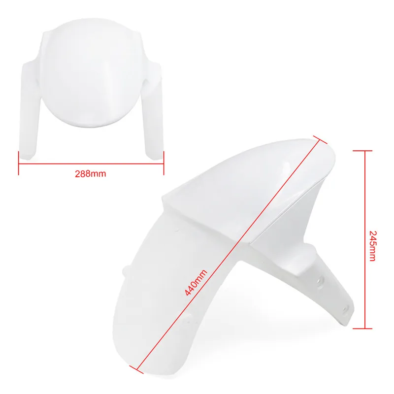 Неокрашенное переднее крыло мотоцикла брызговик грязезащитное крепление для