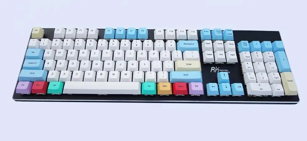 NPKC мелки колпачки для ключей сублимированные пустые толстые клавиши PBT вишневый