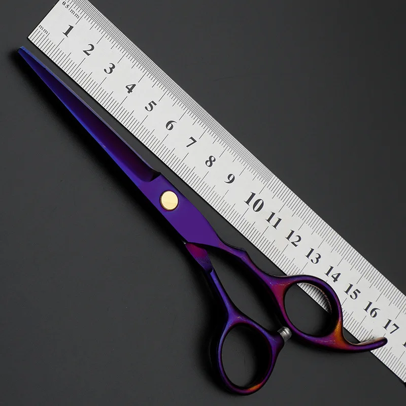 

2pcs Japan 440c Hair Scissors for Hairdressers Barber Shop Supplies Titanium Professional Hairdressing Scissors for Cutting Hair