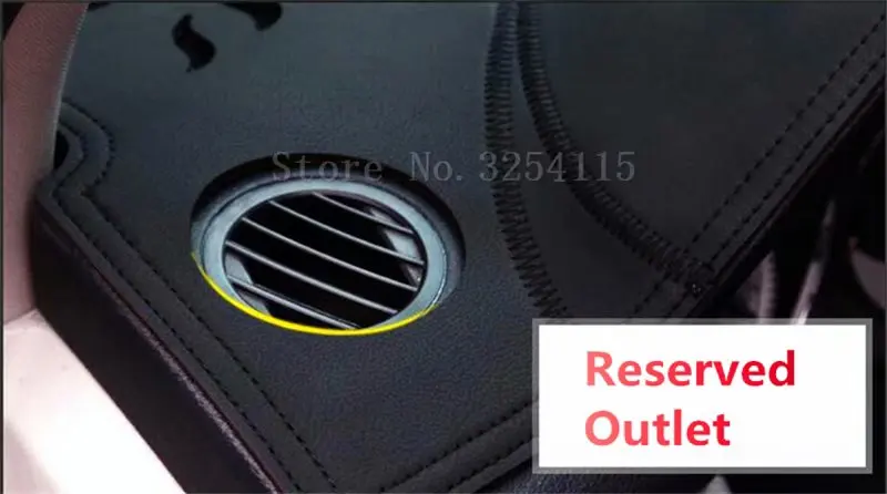 for toyota corolla axio altis g10 2006 - 2012 Leather Dashmat Dashboard Cover Pad Dash Mat Carpet Car Styling Accessories custom |