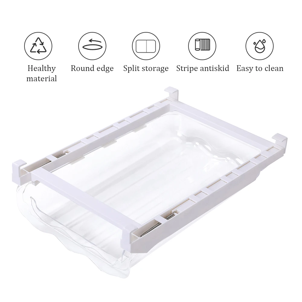 Регулируемый Кухонный Органайзер для яиц шкаф хранения полка холодильника с