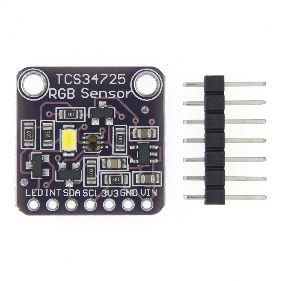 Модуль платы разработки цветного датчика RGB 34725 TCS34725 1 шт. |