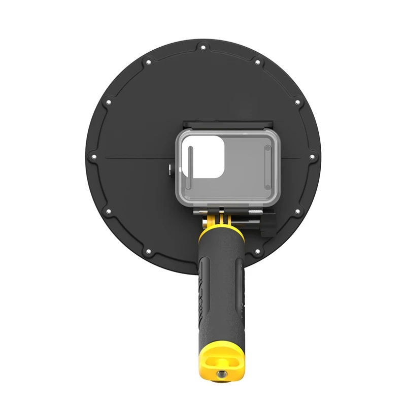 

6 inch Dome Port 30M Waterproof Housing Case With Floating Handle Trigger For Go Pro Hero 9 Black Underwater Cover M5TB