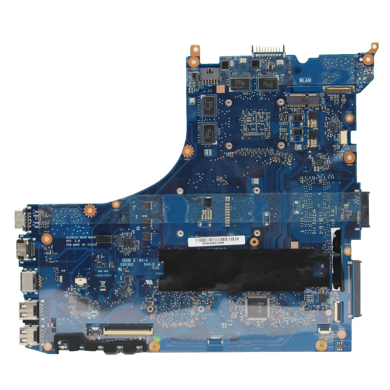 Оригинал для ASUS GL552JX ZX50J GL552J GL552 материнская плата ноутбука MB REV: 2 0 I7 4720HQ GTX950M/2G 100%