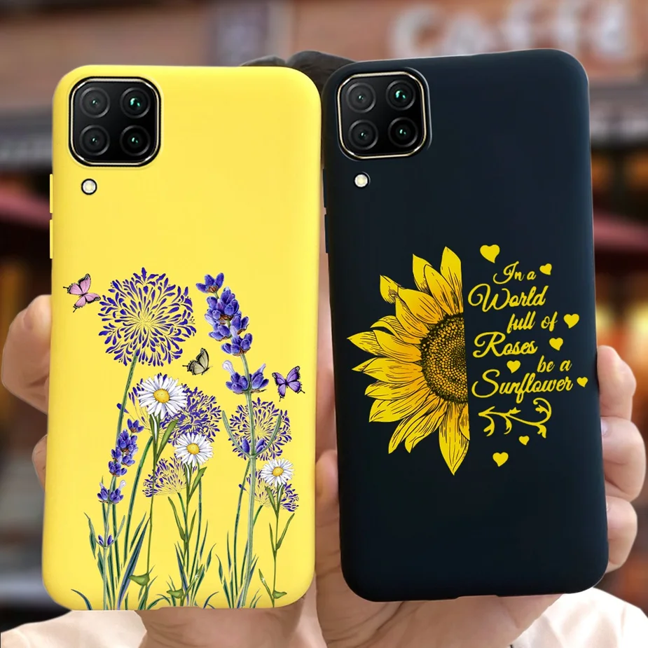 Чехол для Huawei P40 Lite E милый чехол с рисунком конфет мягкий силиконовый телефона из