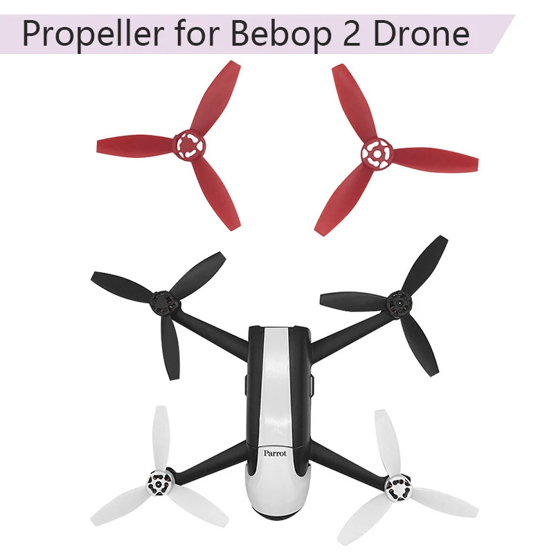 4PCS Parrot Bebop 2 Drone Propeller Quick Release Blade Rotors for Bebop 2 Camera Drones Parts Replacement Props CW CCW