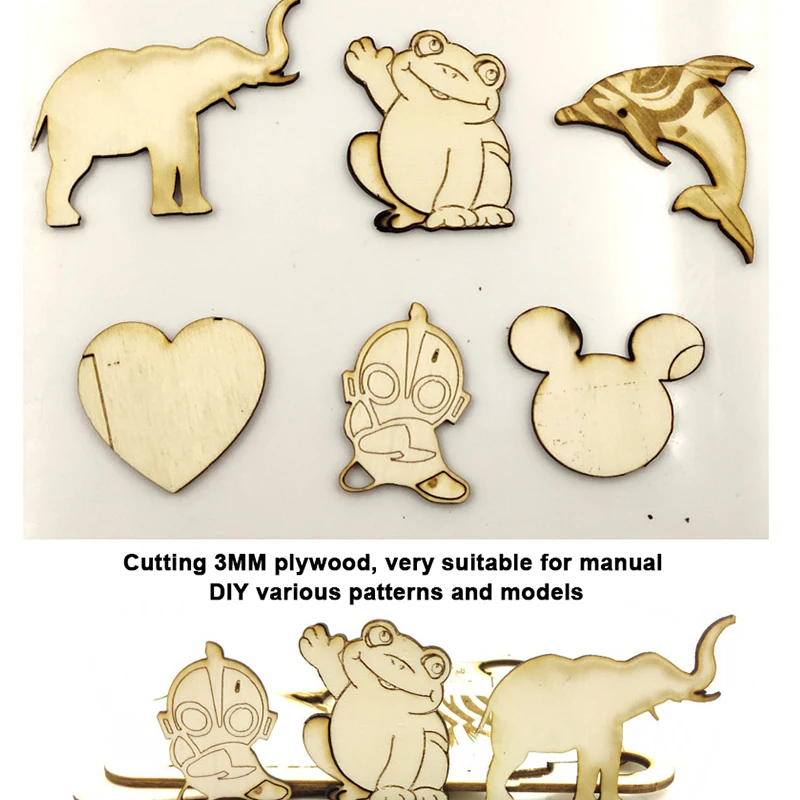 Лазерный гравировальный станок фотографический маленький для резки картона