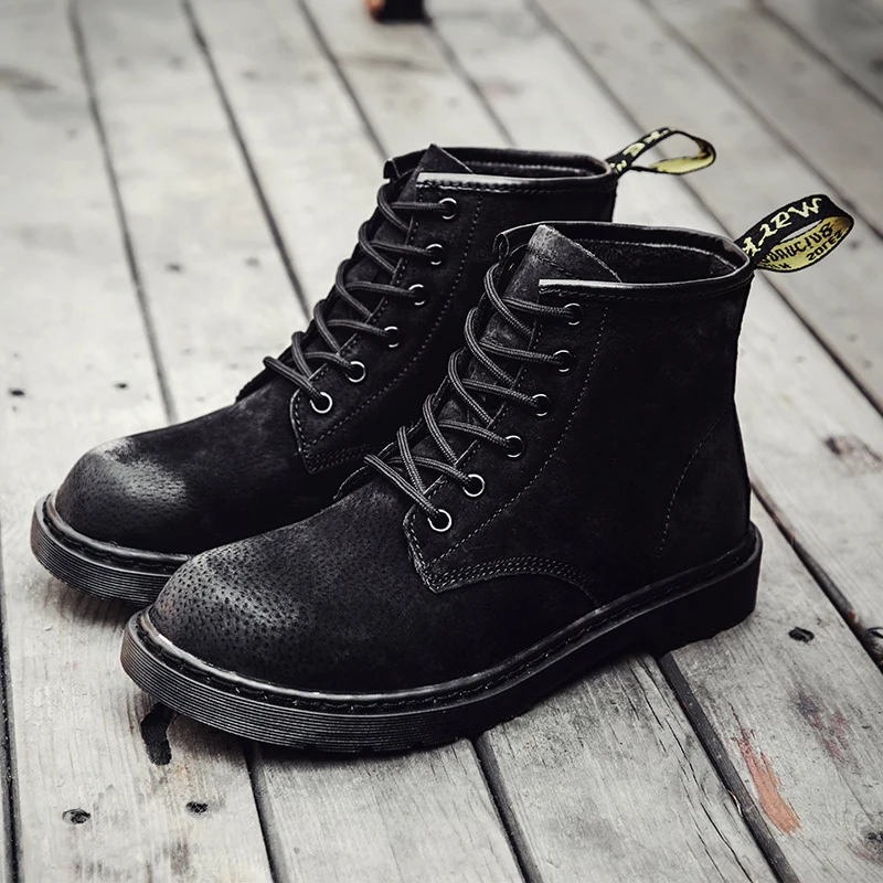 

Casual Loafers Shoes For Men Mens Casual Boots Sneakers Shoes Men Leather Loafers For Zapatillas Informales Hombre Fashion Black