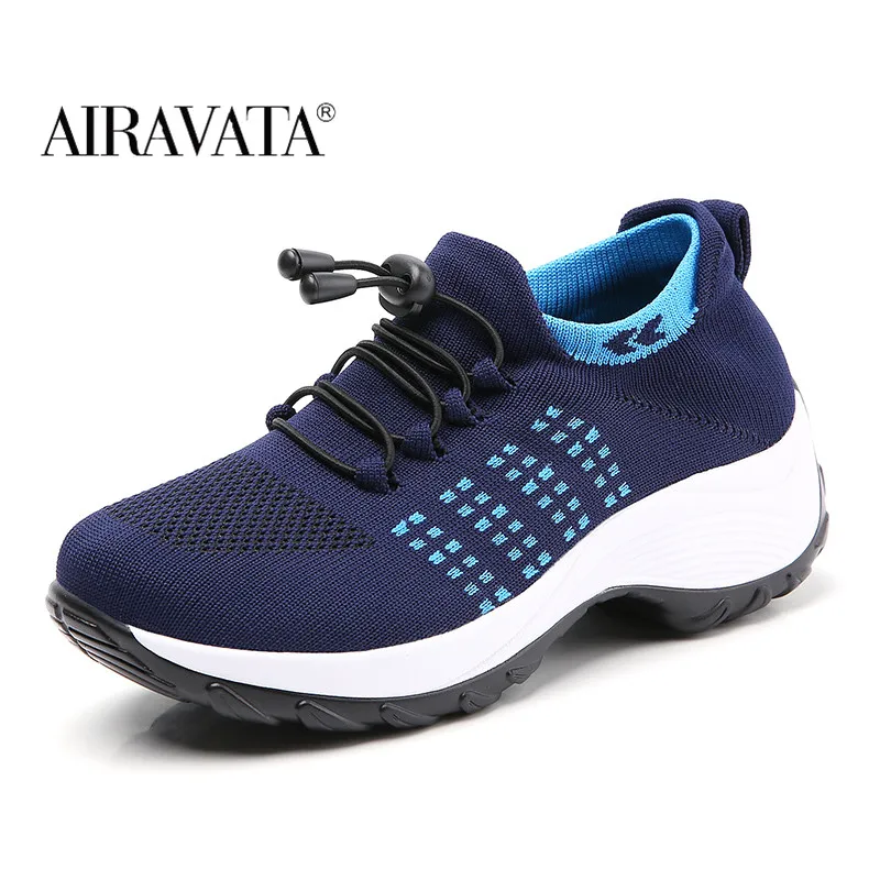 

Women Walking Shoes Comfortable Chunky Sneakers Athletic Breathable Slip-on Outdoor Sports Footwear