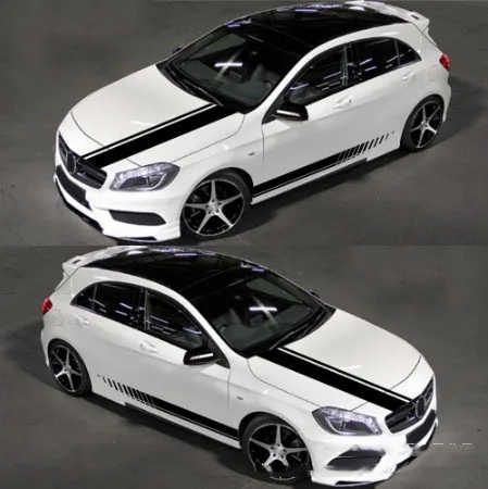 

5 шт. стикер для автомобиля DIY с обеих сторон стикер s гоночные полосы Камуфляж товары для автомобиля виниловая пленка автомобильные аксессу...