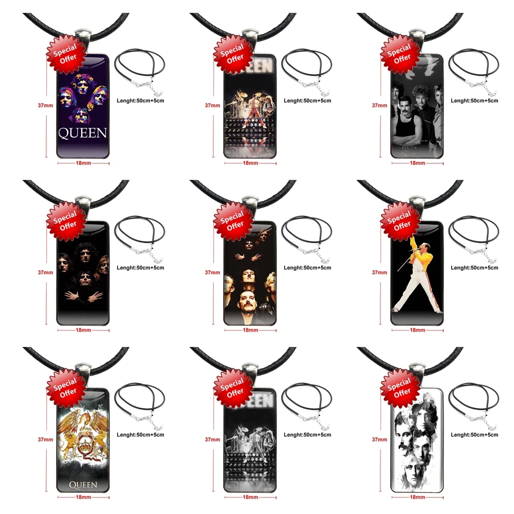 Ожерелье чокер для девушек из стального стекла в форме королевы рок группы с