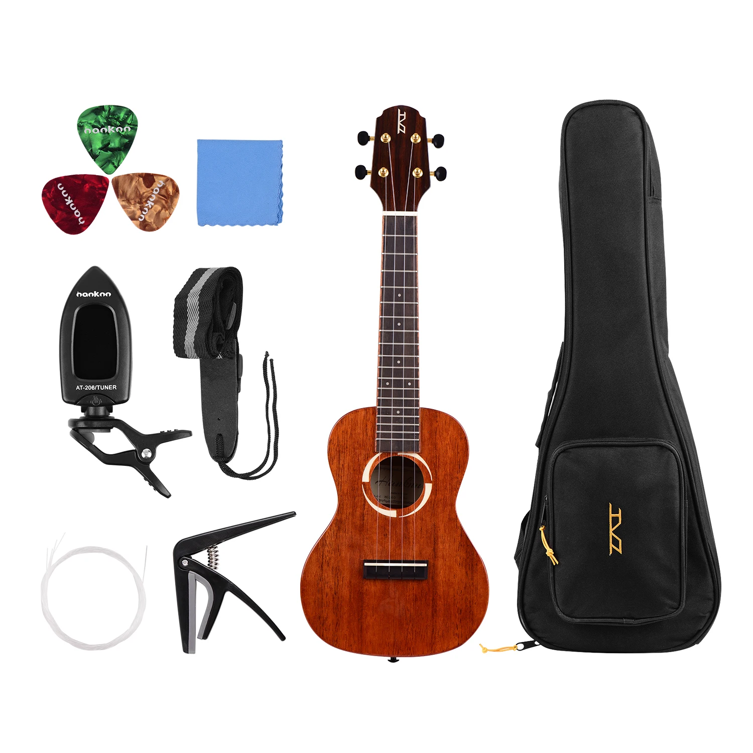 23 дюймовая концертная укулеле цельная деревянная доска специальная Лаковая