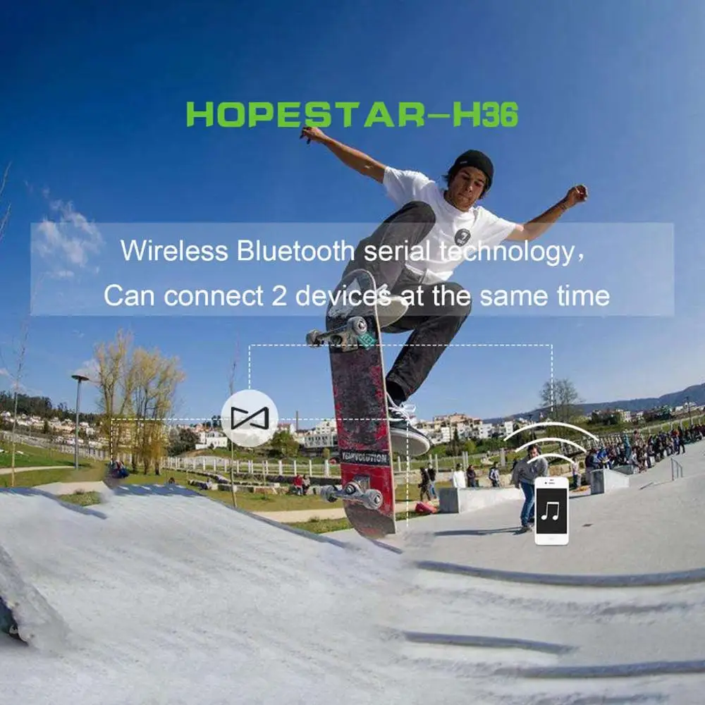 Мини Bluetooth Колонка H36 портативная Водонепроницаемая беспроводная компактная