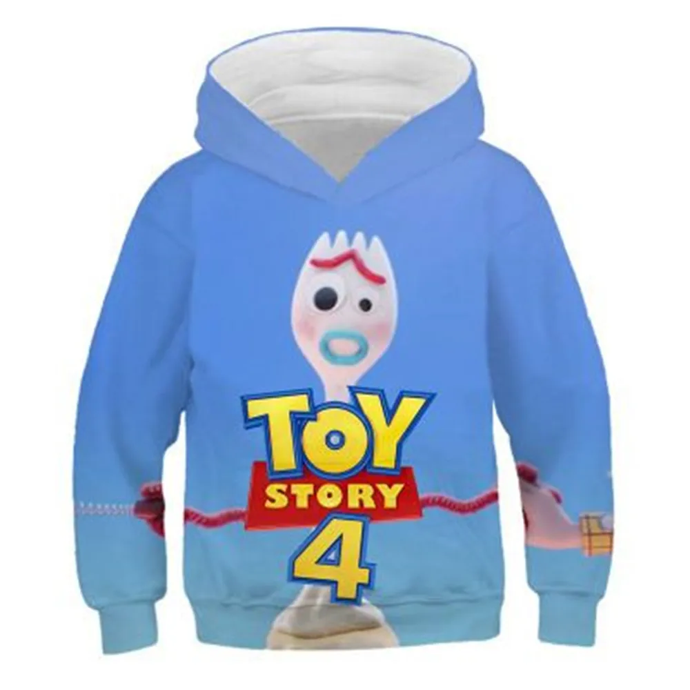 Детская ткань Forky История Игрушек 4 BoPeep ходячие игрушки 3d толстовки